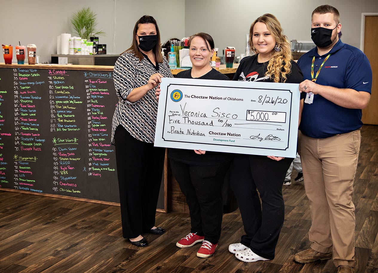 Choctaw Development Fund Awards $15,000 in Forgivable Loans to Three